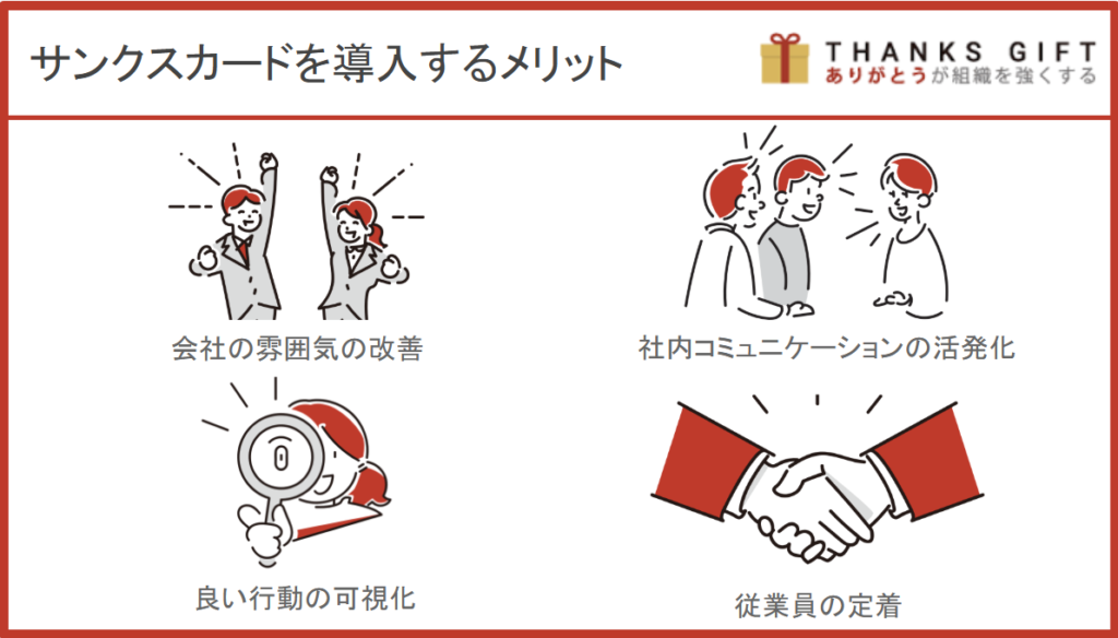 サンクスカードを導入するメリット