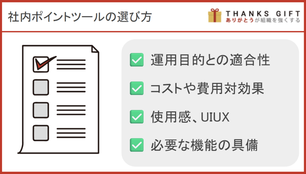 社内ポイントツールの選び方